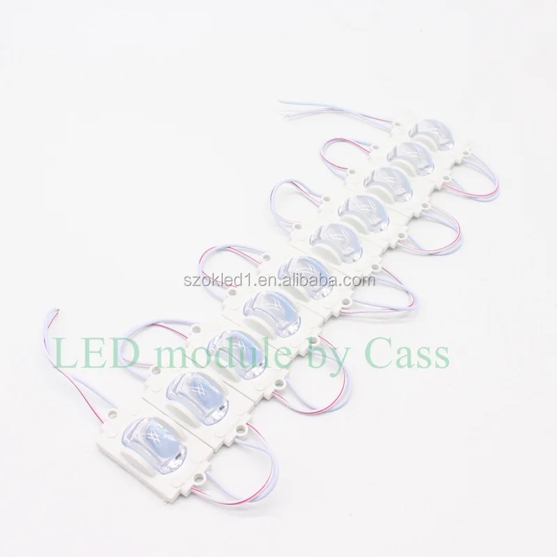 RGB мигающий светодиодный Инжекционный модуль SMD 2835 3 светодиода 1 5 Вт прожекторные огни 5830 автомобильные декоративные 12