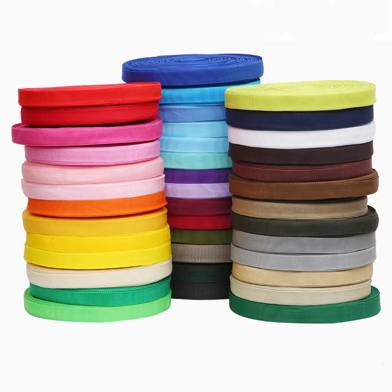 
2021 Factory Price Fold Over Stretch Elastic Solid Color Trim Sewing Ribbon Hair Bows For DIY Ties Headbands 