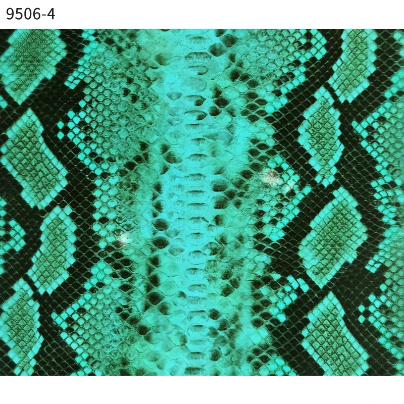 Custom printing thickness 0.5mm Smooth Transparent colored snake pattern PVC film for Other Gift and Craft making PVC film