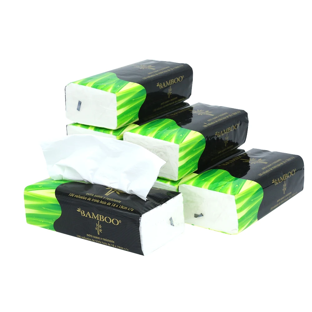 
Bamboo Pulp 3ply Jumbo Roll Disposable 280 Sheets 100% Virgin bamboo toilet tissue paper 