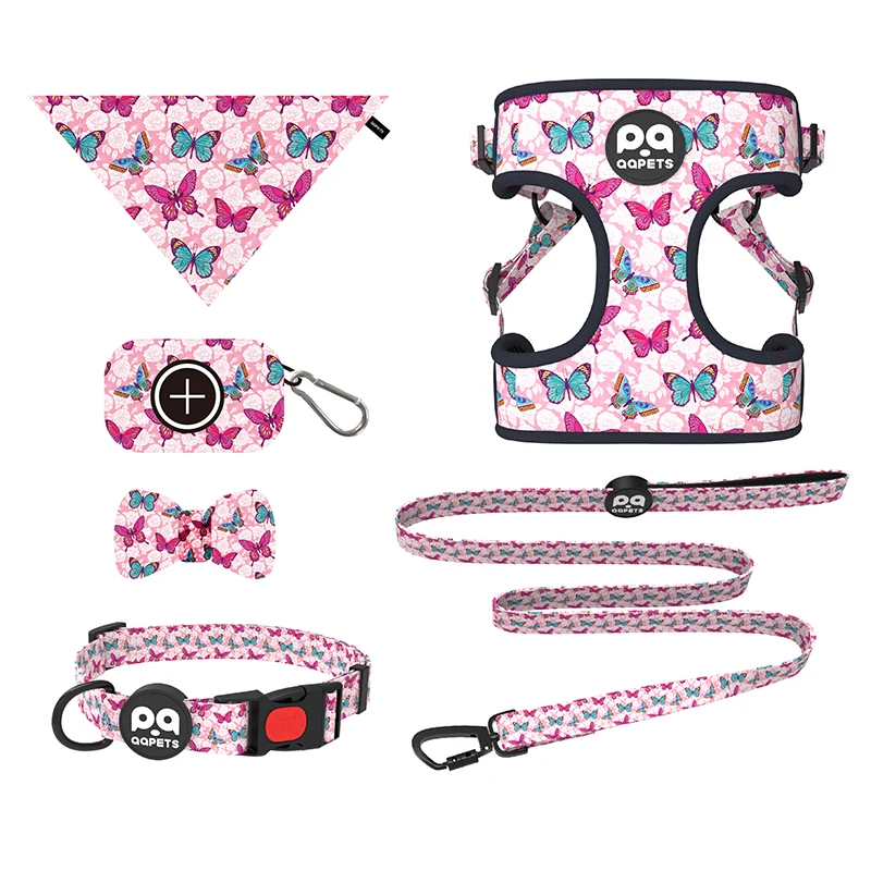 Товары для домашних животных 2023, качественные жгуты для собак от производителя, мягкая шлейка для собак, сетчатый Воздухопроницаемый красный комплект жгутов для собак для девочек