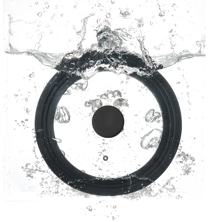 Custom Size 24/26/28cm Multi-Sized Universal Silicone Glass Lid Covers For Pots And Pans