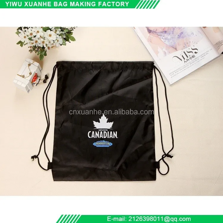 Custom Cheap Shopping Bag Print Eco Tote Bag Wholesale Polyester Drawstring Bags