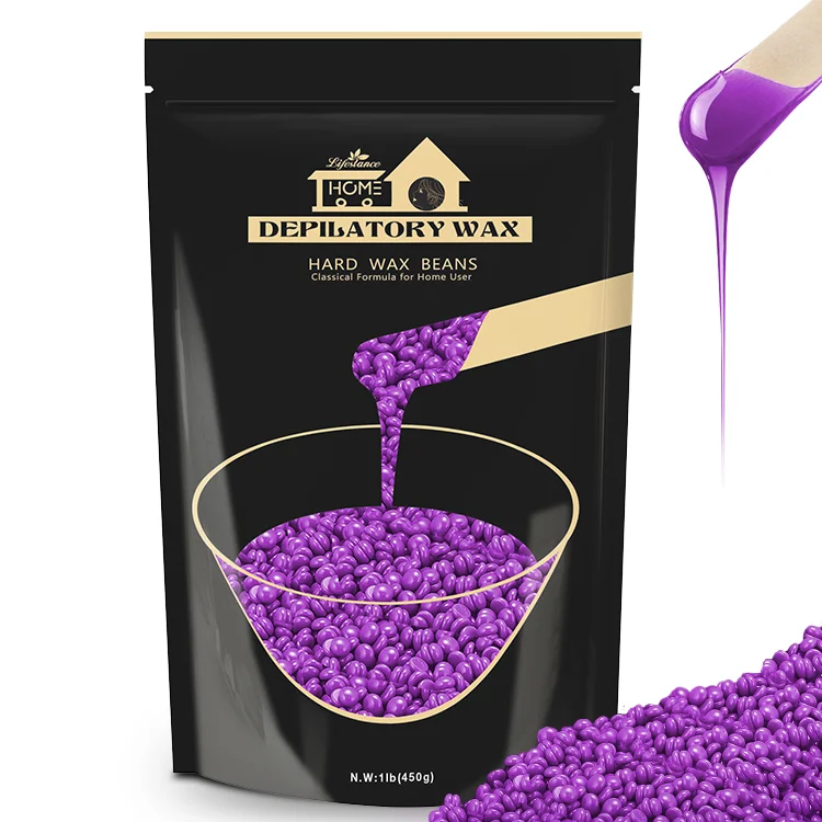 Professional Salon Use Depilatory Factory Hair Removal Wax 450g for Eyebrow Waxing Beads
