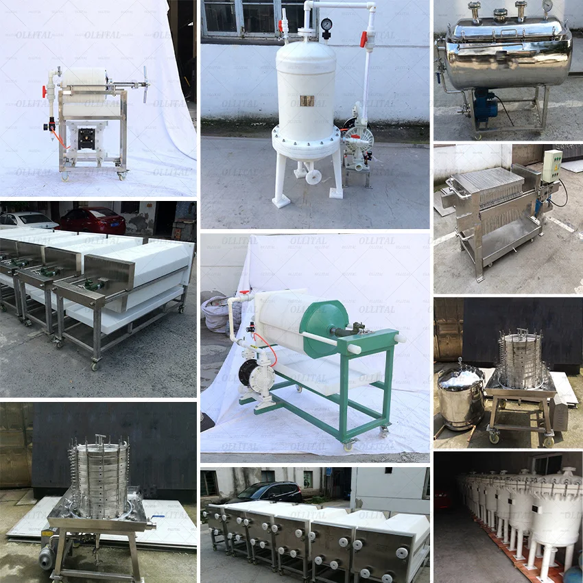Affordable Precision Polypropylene Plate And Frame Filter Wine Filter Press Manually Installed Filter