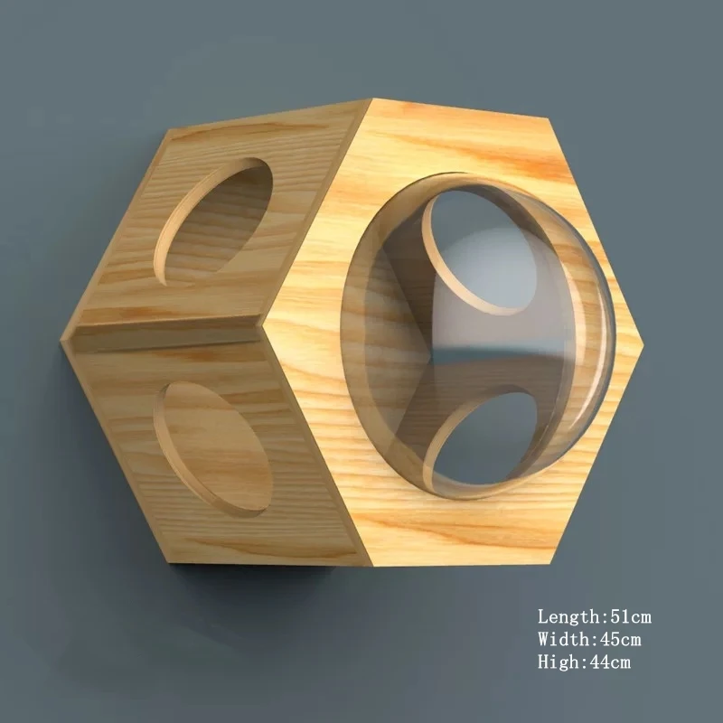 
Wood Wall Floating Cat Perch Modern Beds and Perches Cats Shelf 