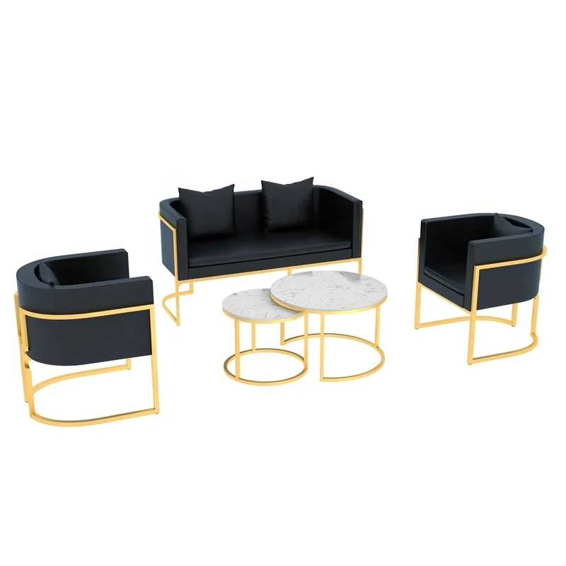 Кресло для салона красоты в скандинавском стиле, офисный журнальный столик, современный магазин одежды, Парикмахерская, диван для ожидания (1600317404030)