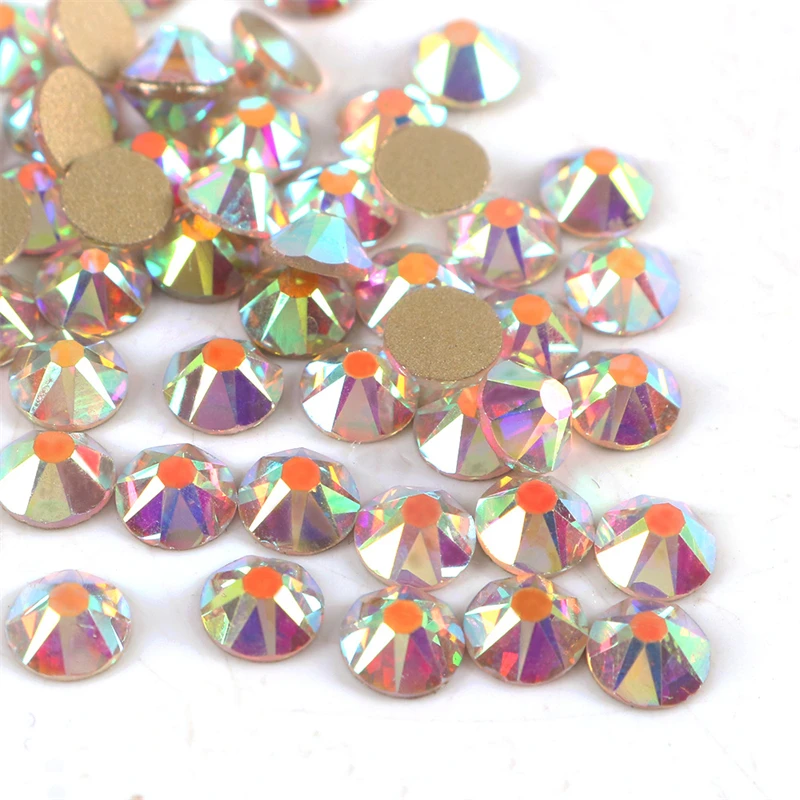 Shuaizhi SS6 - SS40 Wholesale Bulk Loose  2088 16 Cut Rhinestone Flat Back Non Hot Fix Crystal Glass Rhinestones For Decoration