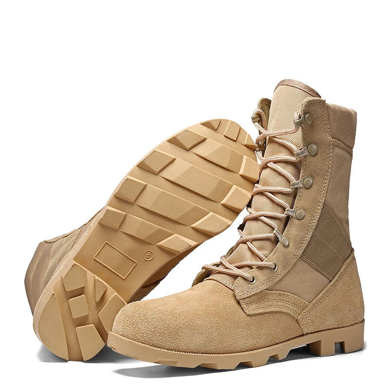 
Hot sale Jungle desert army boots military tactical boot for men 