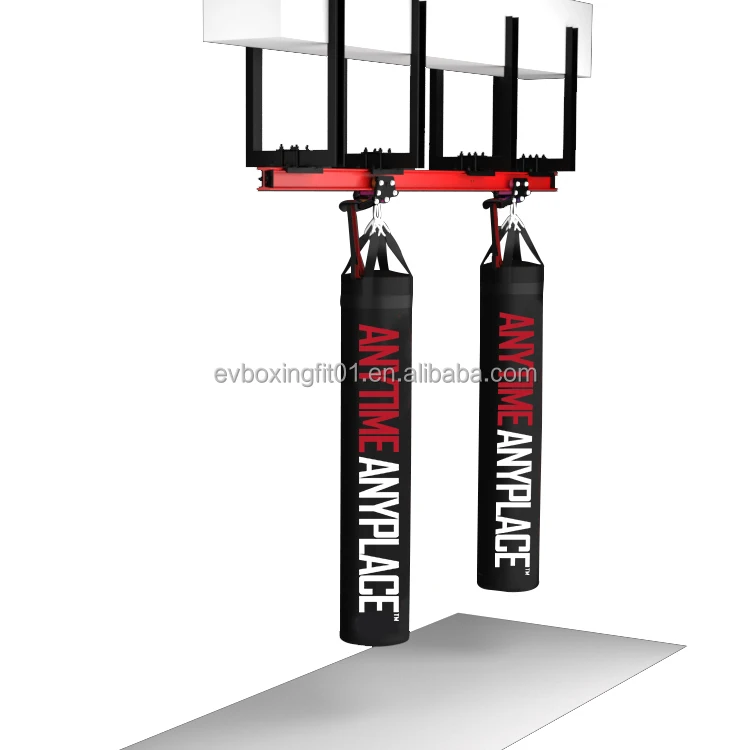 Popular Design Heavy Bag Rack Station Sport Heavy Duty Wall Mount Punching Bag Rack For Adult And Children