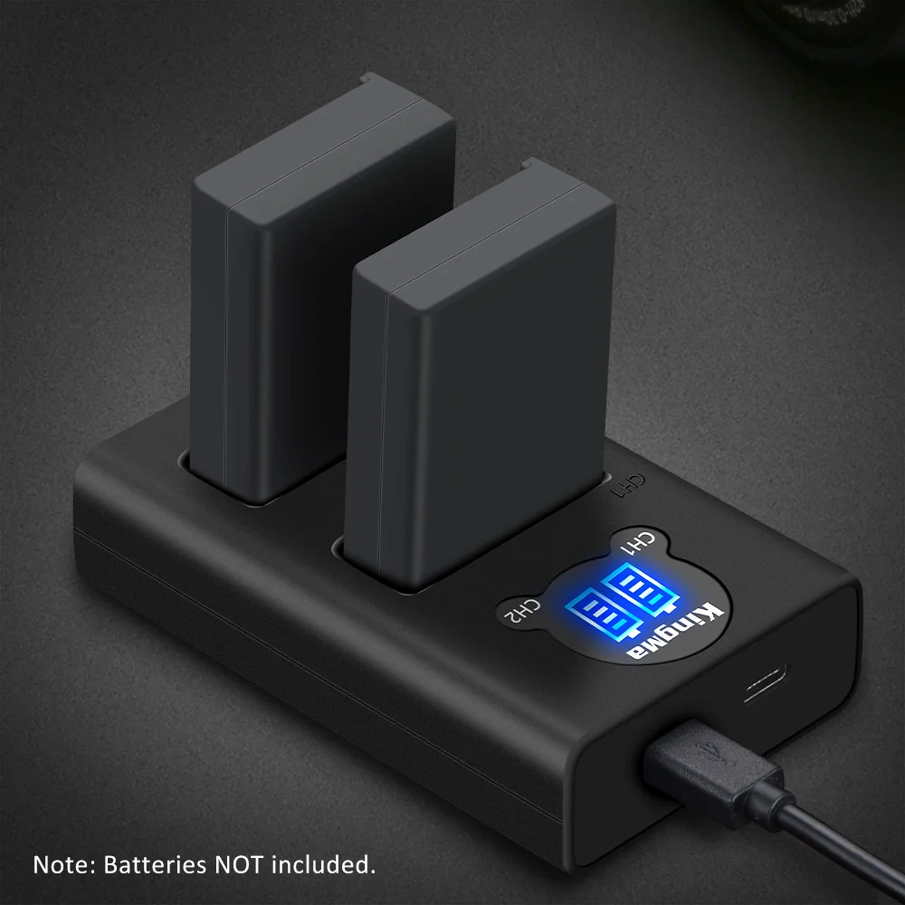  KingMa двойной Micro USB Type-C с зарядным устройством для ЖК-дисплея Nikon EN-EL9 аккумулятор и камеры D40 D40X D3000