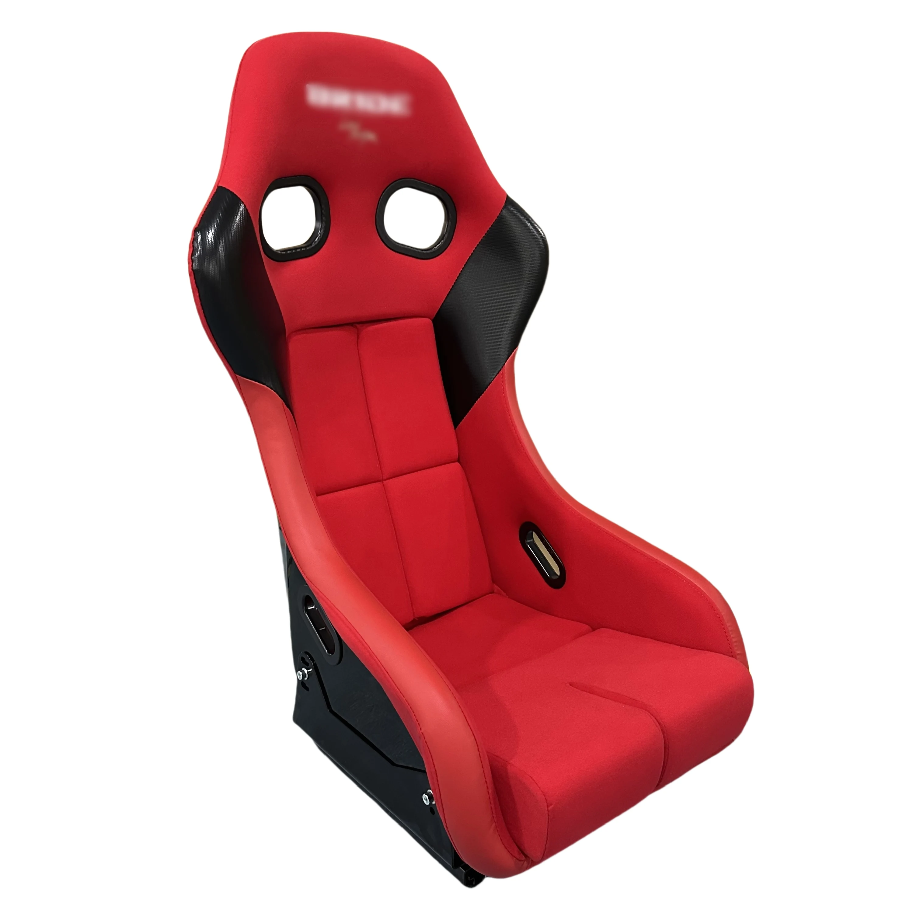 Прямая поставка с завода красные фланелевые стеклопластиковые двойные слайдеры модифицированное автомобильное сиденье гоночное