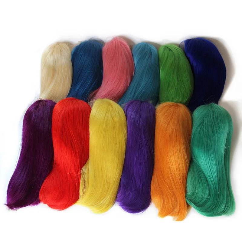 Wholesale Indian Remy Straight Hair Natural Red Bob Front Lace Wig from India