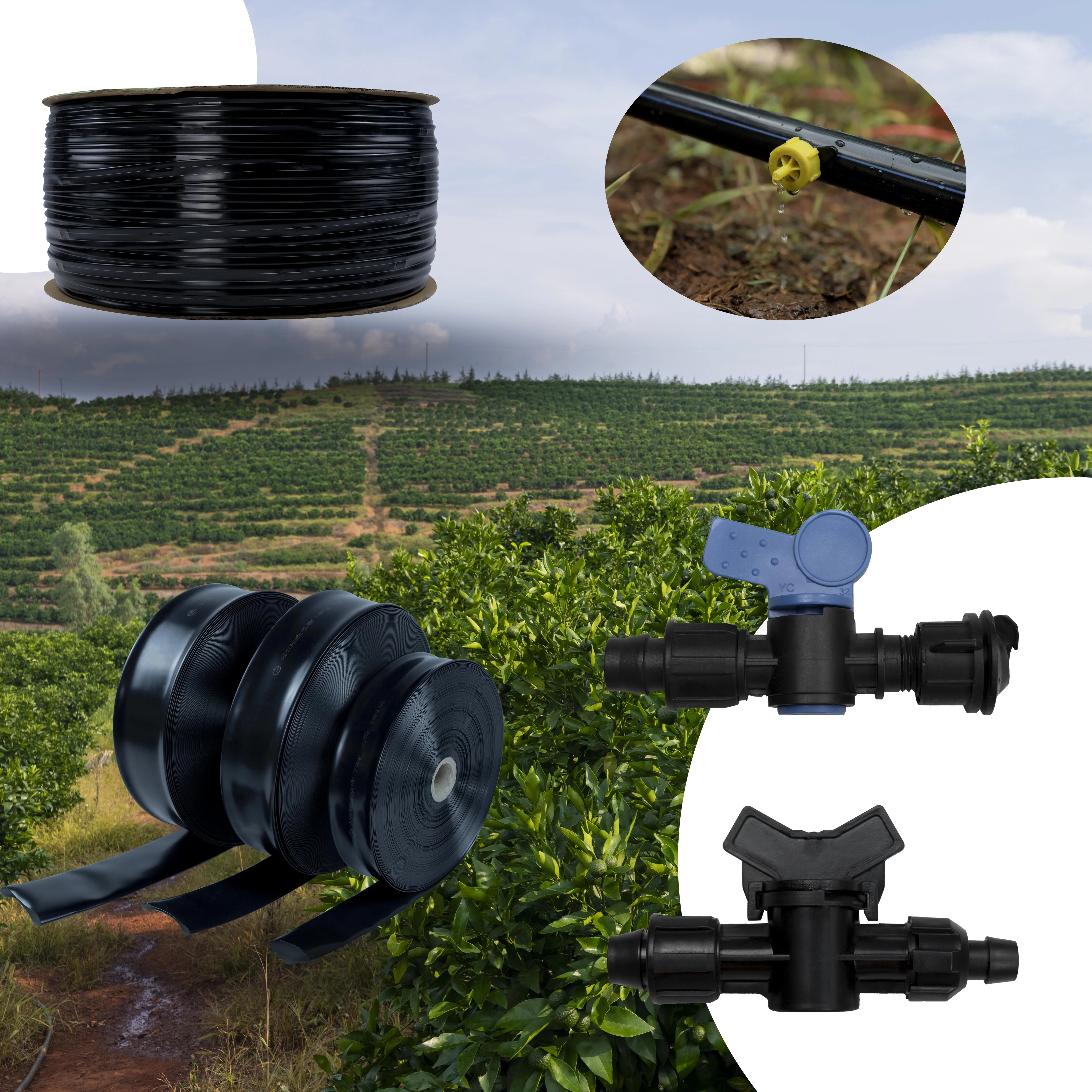 Automatic Agriculture 1 hectares designed drip irrigation system drip irrigation system agriculture
