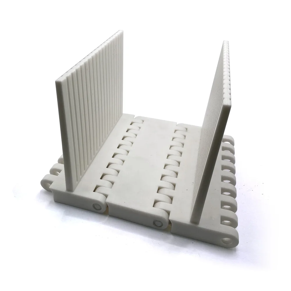 150/ 75 High Quality Modular Belt Conveyor, Pom Pp Modular Belt With Guide Rail Climbing Belt Conveyor