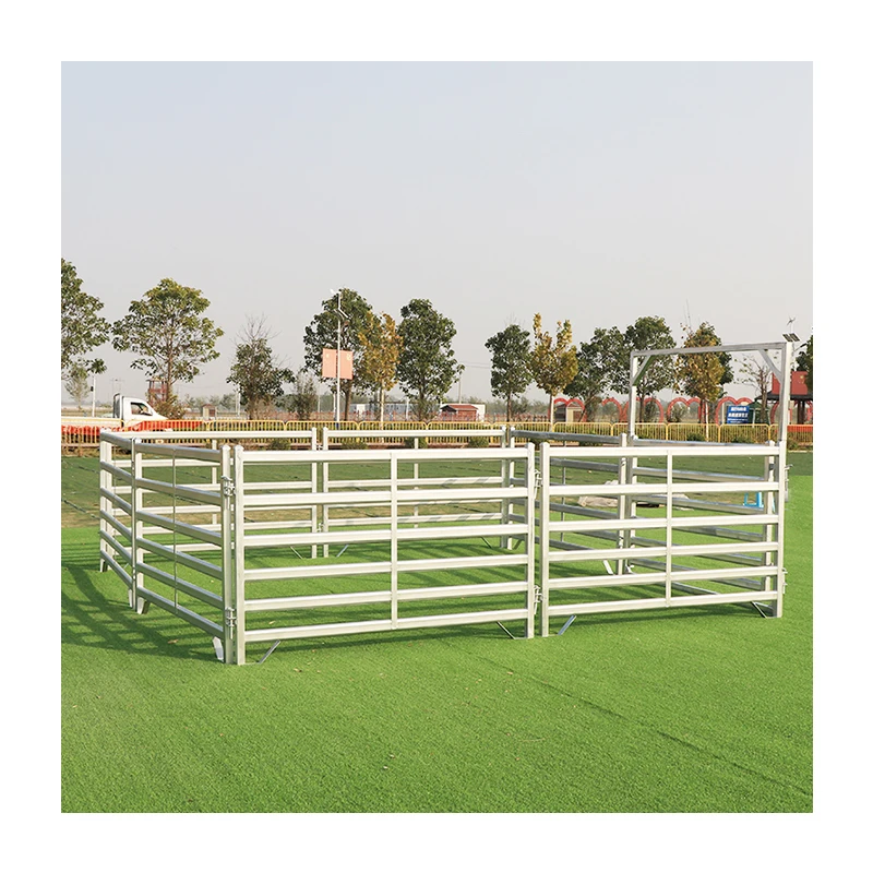 Wholesale bulk livestock 2x2 3x3 galvanized cattle welded wire mesh corral panel metal fence