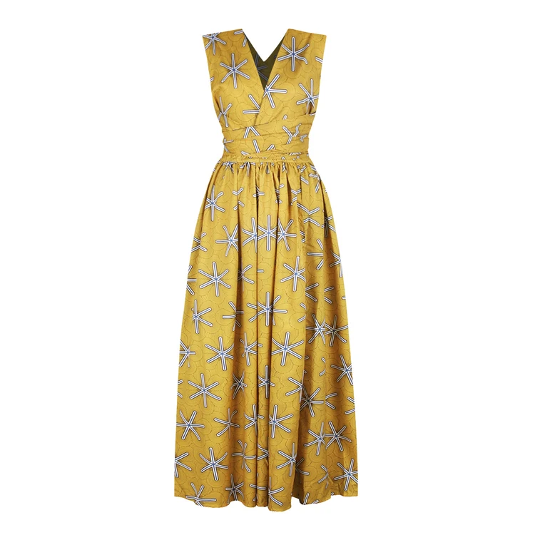 
2019 African Fashion Designs Elegant Clothing African Print Long Maxi Dress Sexy Dresses Party 