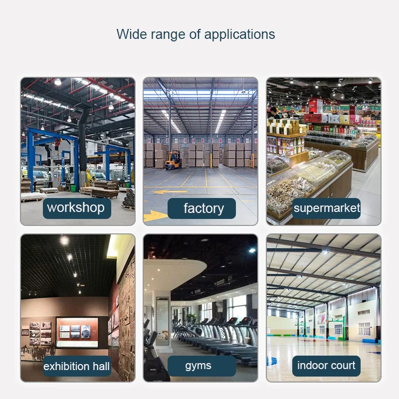 Factory Ufo Led High Bay Light 100w 150w 200w 250w 300w Warehouse Canopy Lights High Bay Industrial Light Fixtures