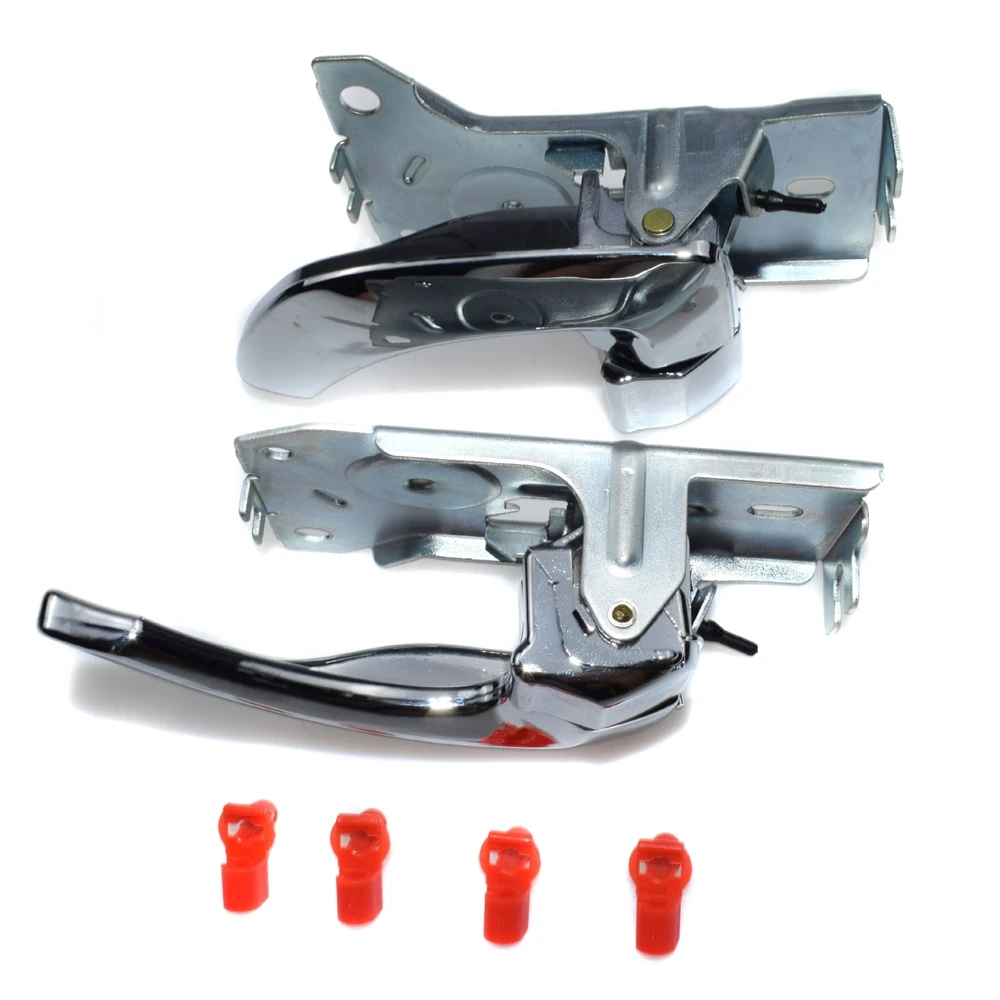 2Pcs Chrome Door Handle Inside Front Left & Right For 2003-2009 Kia Sorento New