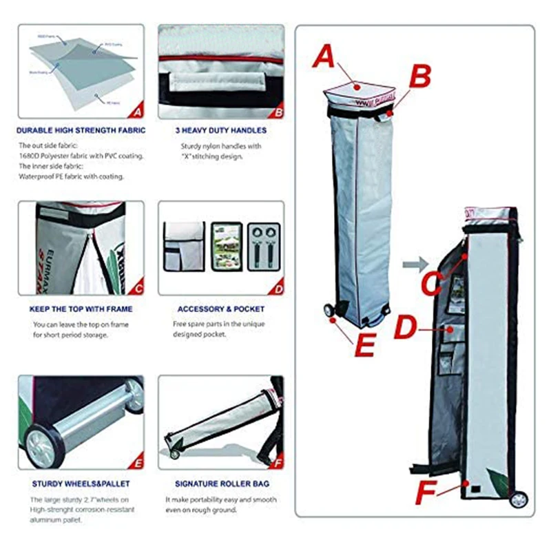 Commercial Instant Canopies Gazebo Ez Pop Up Canopy Tent Trade Show Tent for Events Party Wedding