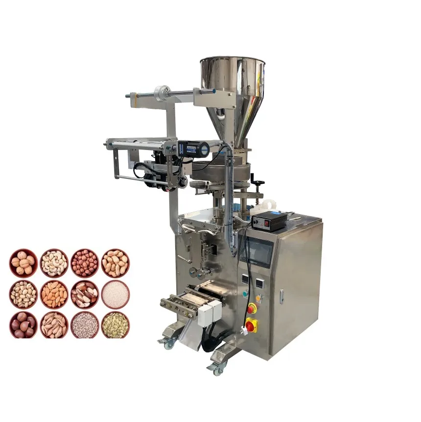 automatic salt sugar Beans rice grain seeds Granule snack shrimp cracker packaging machine