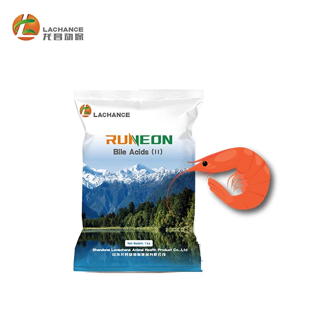 Shrimp specialized RUNEON II Bile acids improve vannamei growth & immunity