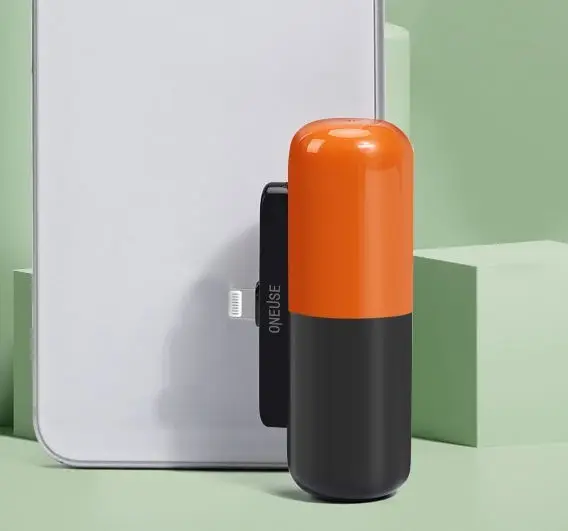New Trendy Multi Colored Portable Power Bank Charger Creative Capsule Shaped Mini Portable Charger For Iphone