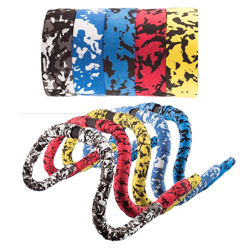 Custom Cycling Bicycle Handlebar Grips Tape Rubber Foam Anti-slip Road Mountain Bike Bar Wrap Tape