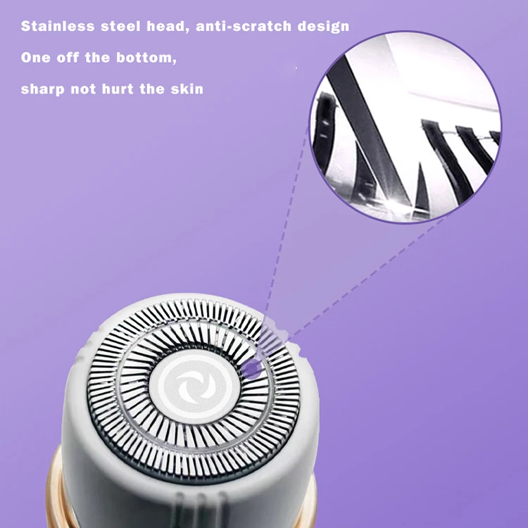 Lady Facial Electric Eyebrow Trimmer Painless Portable Hair