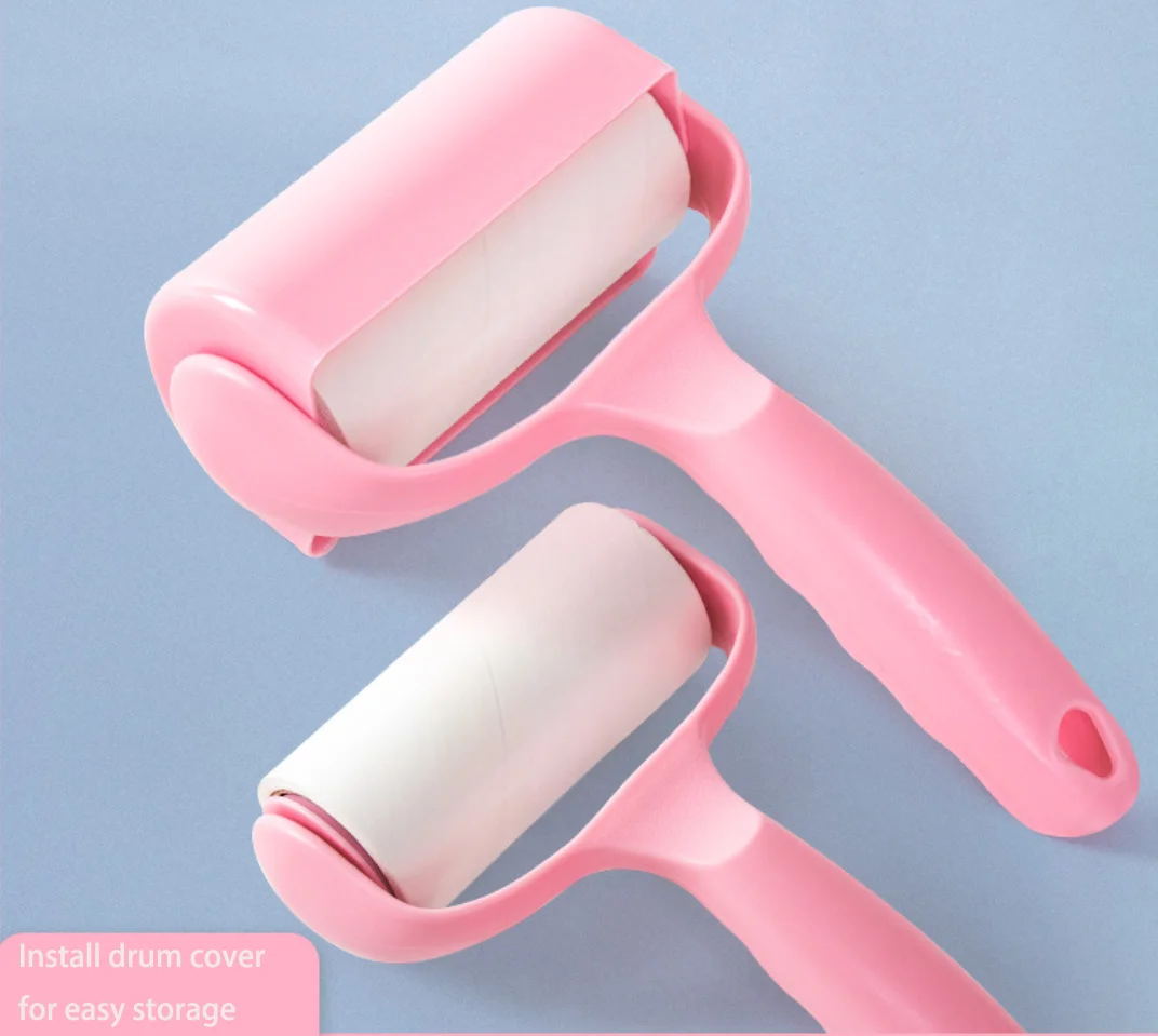 2022 Wholesale Pet Cleaning Tool Hair Sticking Device Lint Roller Remover Roller Tearing Strong Adhesive Cleaning