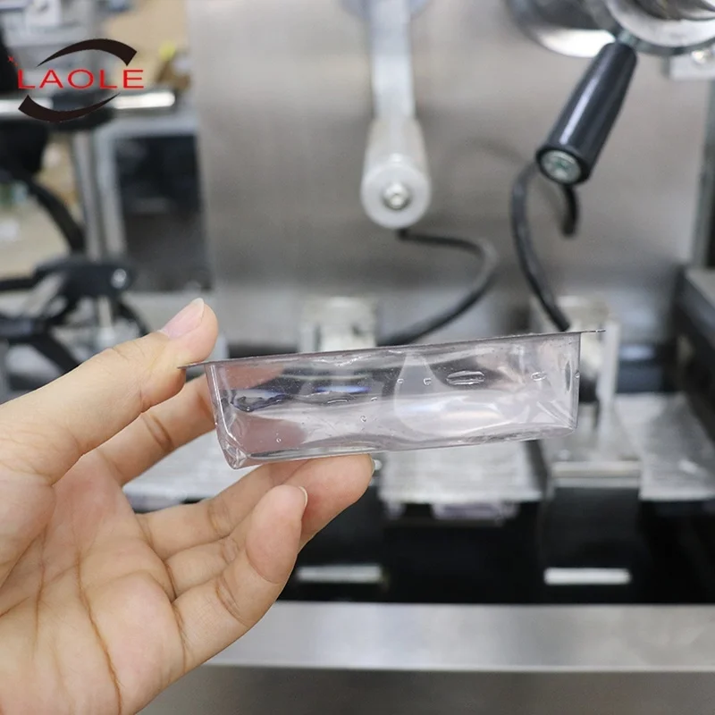 DP-80 automatic calcium sheet aluminum foil paper sealing machine candy aluminum plastic blister machine