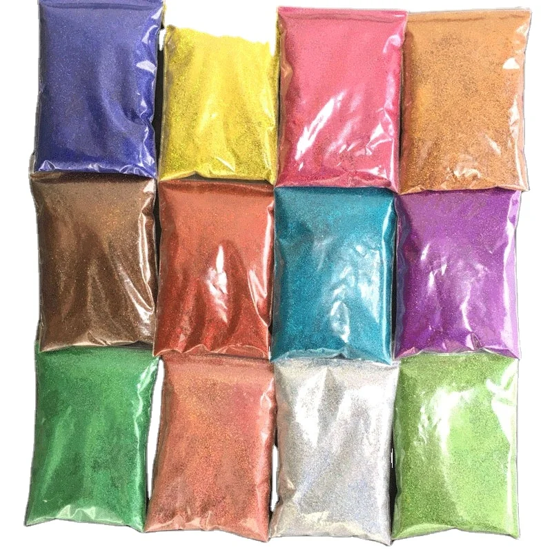 5.3 oz/100 gram per bag Polyester Glitter Powder Mix Chunky Glitter Wholesale Bulk Non-toxic for Crafts Nails Arts Decorations