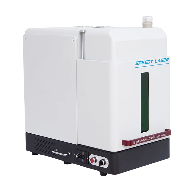 2024 Cheap Price Raycus JPT Laser 20W 30W 50W Small Enclosed Fiber Laser Marking Engraving Machine