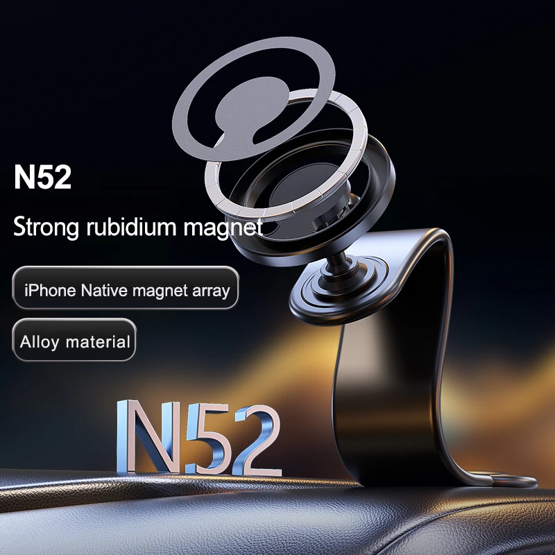 Upgrade Magnet for Magsa Car Mount Suction Cup Bendable Memory Arm Handsfree Powerful Magnetic Cell Phone Holder