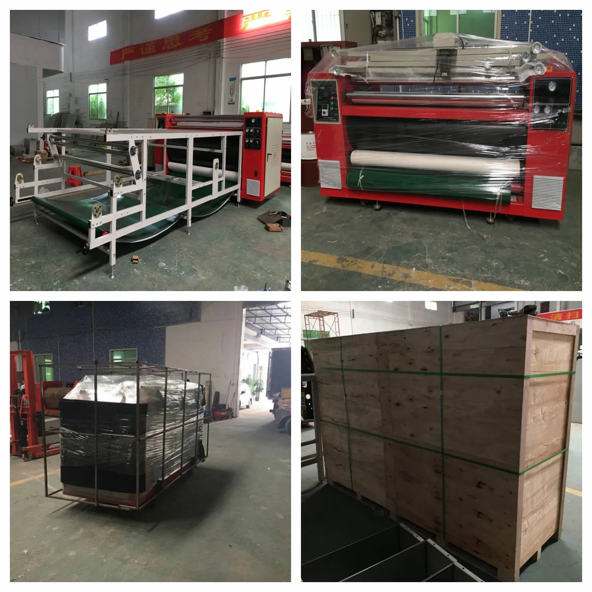 2024 High Transfer Rate Multi-function Electric Temperature Drum Roller 1.8m Roll Fabric Heat Press Machine