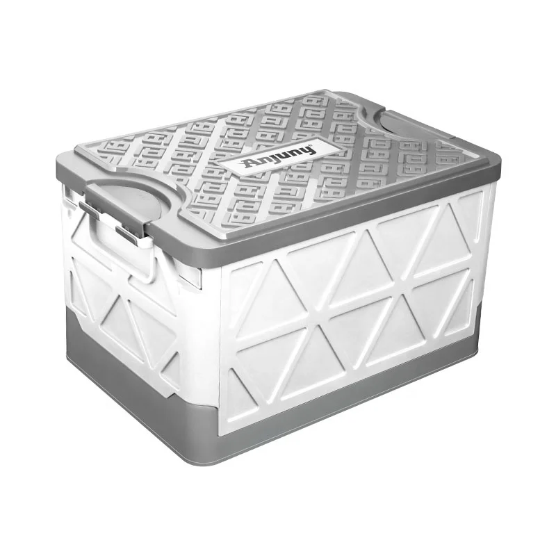 Anjuny Car Trunk Box Storage & Organization Plastic Large Capacity Home for Outdoor 50L Carton Foldable CLASSIC Rectangle 2.5KGS