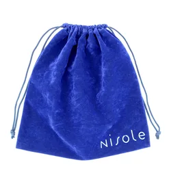 Fashion Custom Printed Velvet Drawstring Cosmetic Bag Jewelry Pouch With Logo For