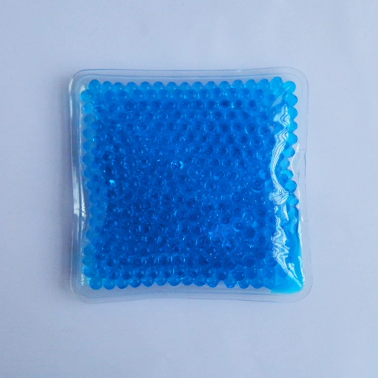 Hot  cold square reusable therapy gel beads cold heat gel ice packs for injures swelling pain relief
