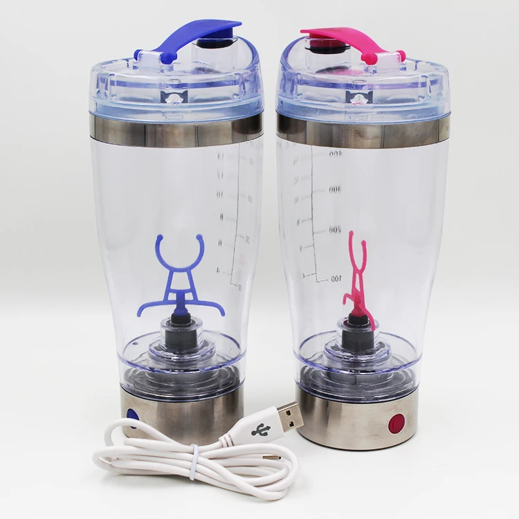 Aaa Battery Custom Logo 450ml Electric Vortex Magnetic Automatic Protein Shaker Bpa Free,Rechargeable Shaker Bottle