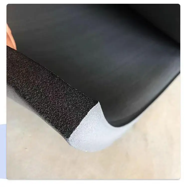 108mm dia black nitrile rubber foam tube pipe rubber NBR foam sheet rubber foam insulation sheet for hvac system