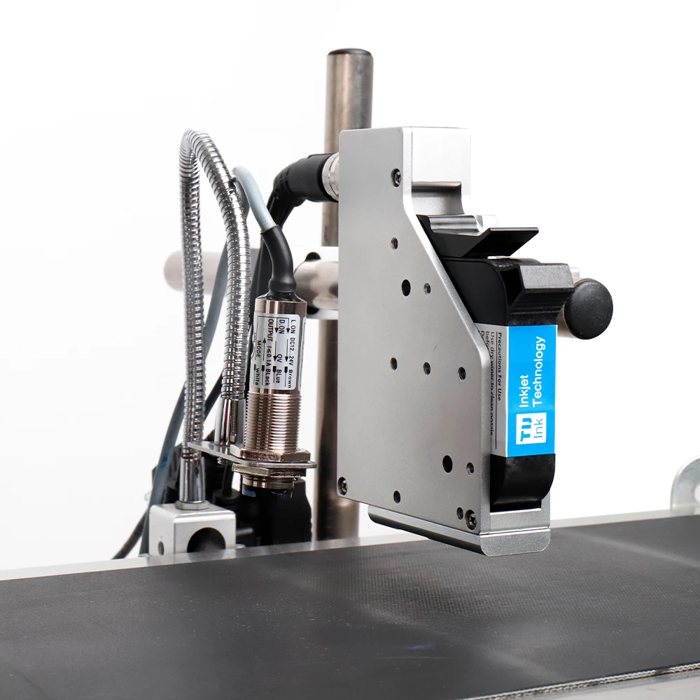 TIJ Online Inkjet Printer Date Coder for Food Jar Bottle Plastic Pouches Bags Expiry Date Coding Printing Machine