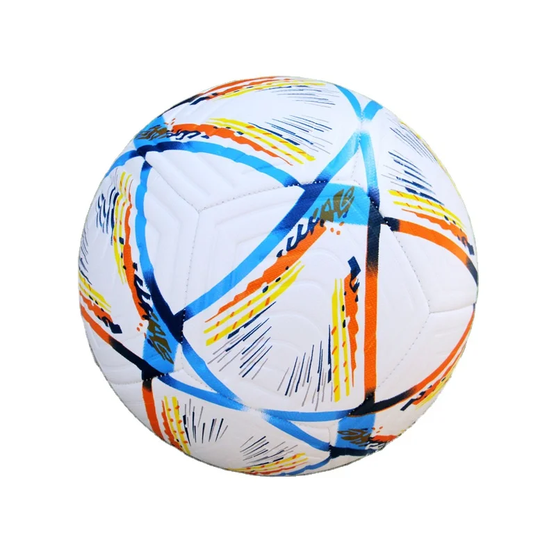 Manufacturers For The Three-ring Football World Cup Size 5 Pu Competition Training Pvc Explosion-proof Football Wholesale