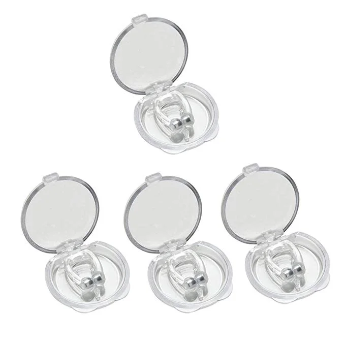 Anti Snoring Magnetic Nose Clip New Snore Stopper 4 pcs