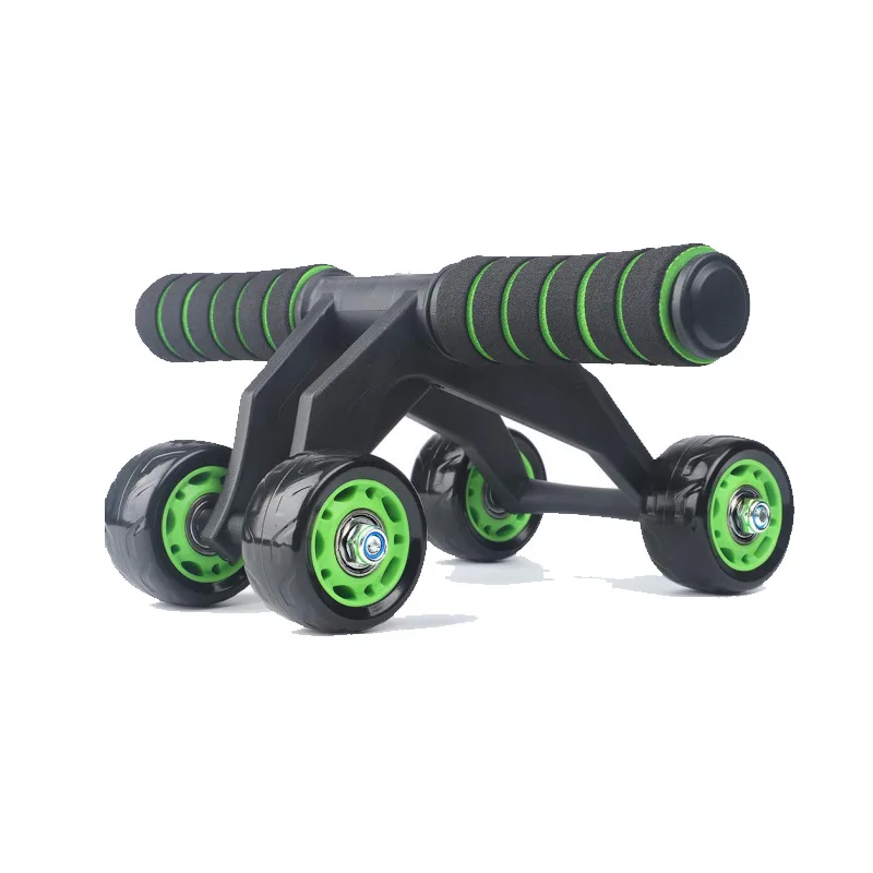 Factory Custom Four Wheel Frog AB Wheel Bearing Silent Roller Abdominal Exercise Core Muscle Abdominal Trainer