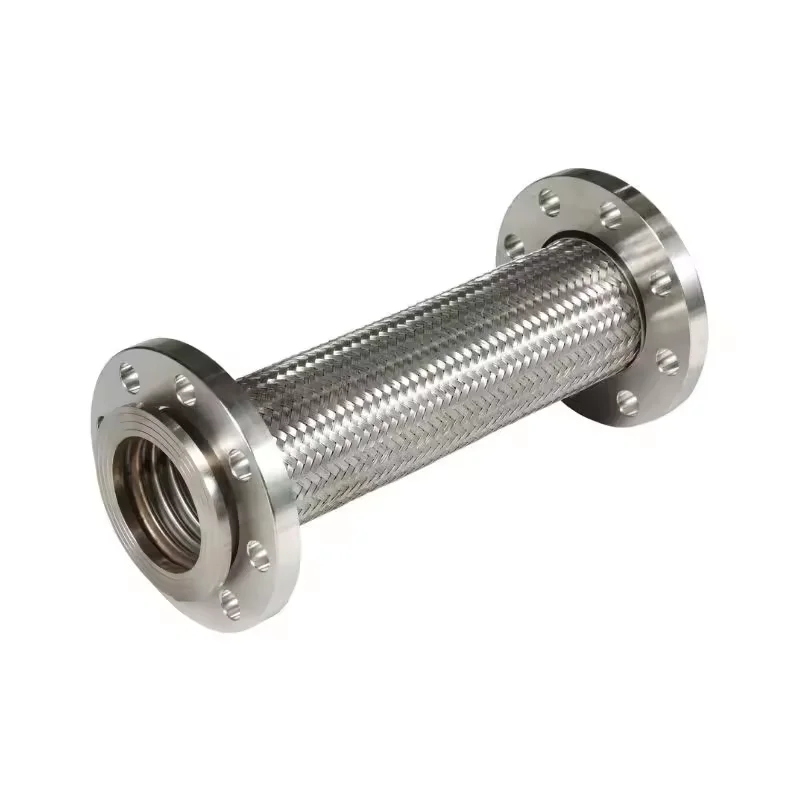 DN500 DN600 DN700 DN800 Ss304 316 Фланцевое соединение гофрированный Плетеный гибкий металлический шланг