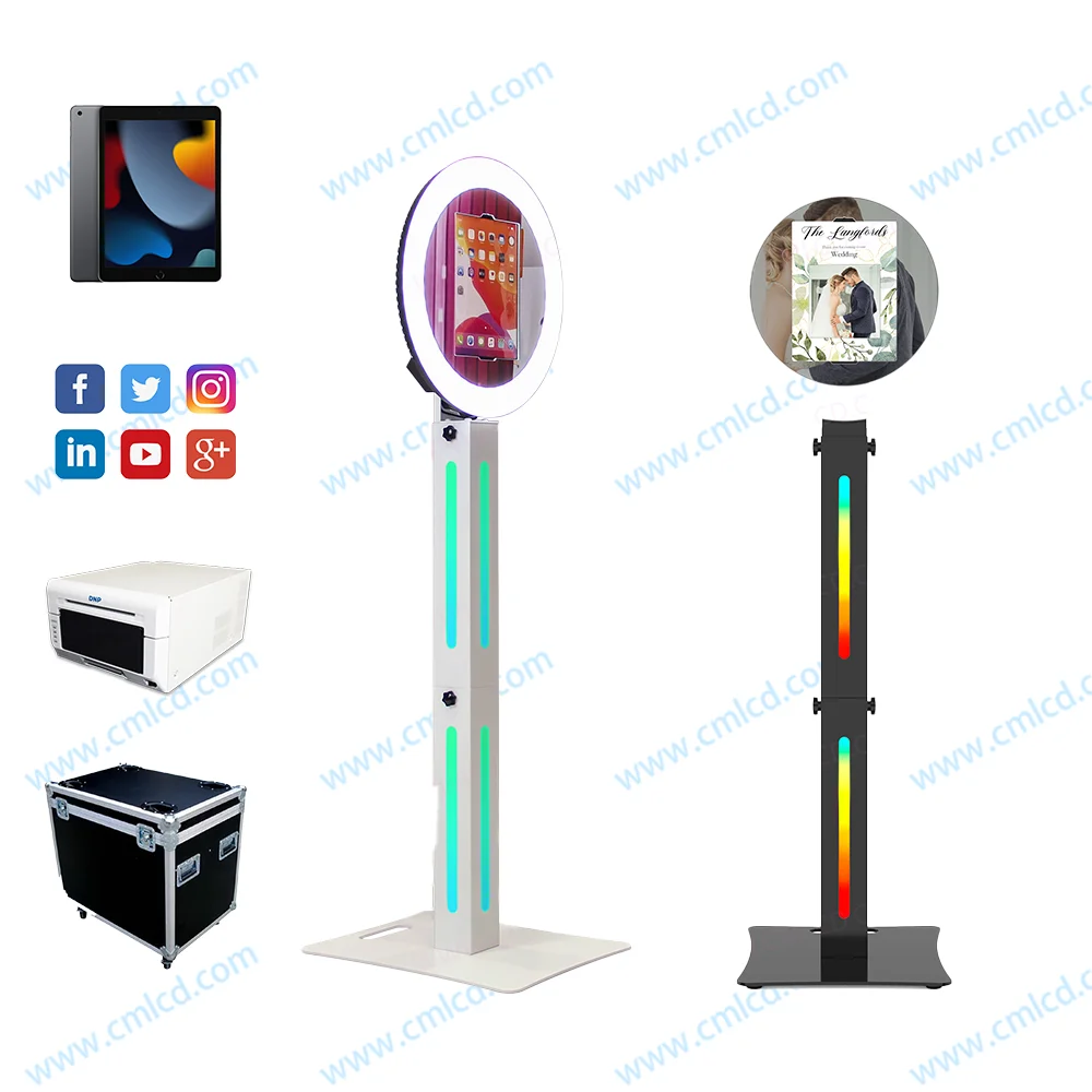 Новый продукт iPad фотобудка со стеклянным зеркалом роуминг стильная доступная для вечеринок и мероприятий