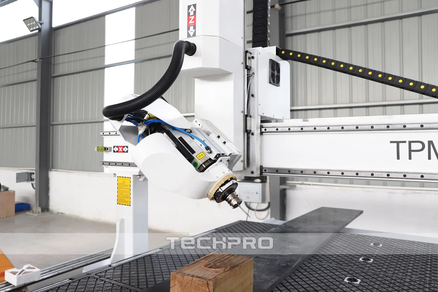 4 Axis CNC Router Foam Wood Sculpture 180 Degree Swing Head 4 Axis CNC Router for Foam Engraving Machinery