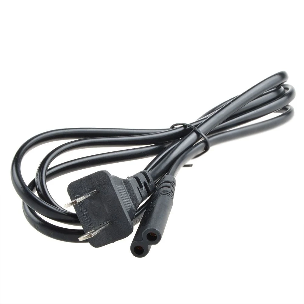Кабель питания переменного тока для PS2/PS3/PS4/XBOX Power кордовый кабель адаптер 2-зубец Порт 1 8
