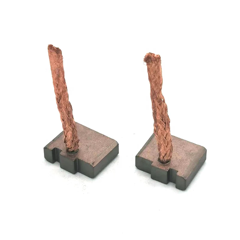 China alternator carbon brush and holder assembly automotive carbon brush holder 6.5*12*13 mm