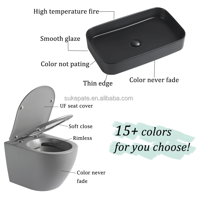 High quality ceramic bath room sink small square wash hand basin counter top art wash basin